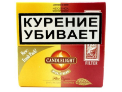 Сигариллы Candlelight Filter Assorty Vanilla+Cherry 25+25 (шт.)