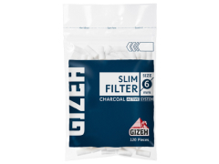 Фильтры для самокруток Gizeh Slim Filter Carbon 120