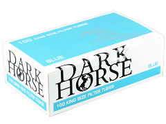 Гильзы для самокруток Dark Horse Blue 100