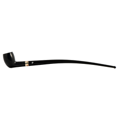 Курительная трубка Peterson Churchwarden Ebony Belgique Silver, без фильтра