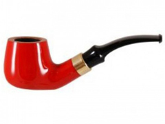 Курительная трубка BIGBEN Royal Goldline red polish 014
