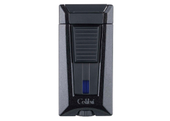 Зажигалка сигарная Colibri Stealth (тройное пламя), черный металлик LI900T1