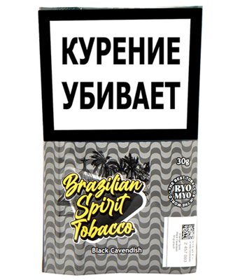 Сигаретный табак Brazilian Spirit Black Cavendish 30 гр. вид 1