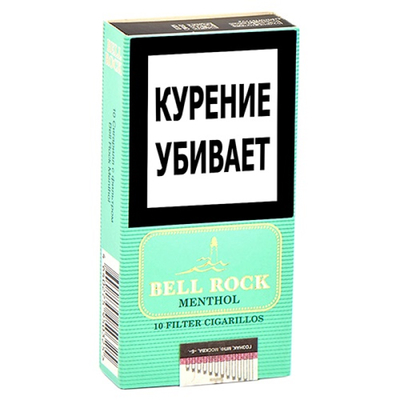 Сигариллы Bell Rock Filter - Menthol 10 шт. вид 1