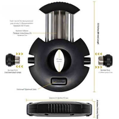 Гильотина Aficionado XEXCD BLK Xotic Edge Xceed V-Cut Black вид 6