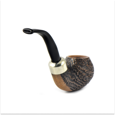 Курительная трубка Peterson Arklow Sandblasted XL02, без фильтра вид 4