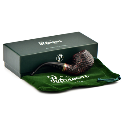 Курительная трубка Peterson Emerald Rustic 03 P-lip, без фильтра вид 7