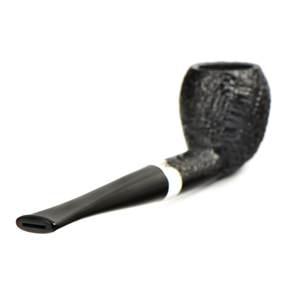 Курительная трубка Peterson - Junior - SandBlast - Silver Mounted - Pear, без фильтра вид 5