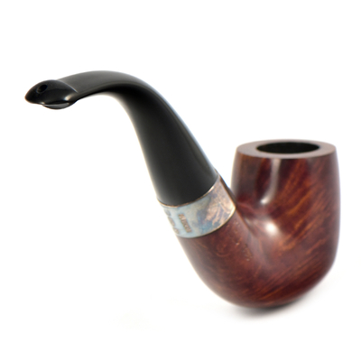 Курительная трубка Peterson Kildare 338 Silver P-Lip, 9 мм вид 4