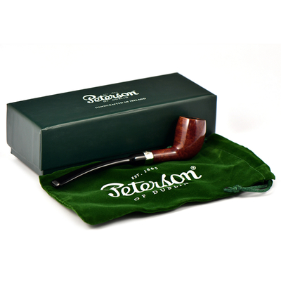 Курительная трубка Peterson Speciality Pipes - Belgique - Smooth Nickel Mounted, без фильтра вид 7