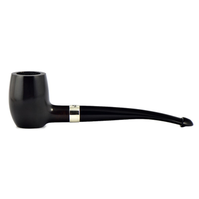 Курительная трубка Peterson Speciality Pipes Smooth Black - Barrel P-Lip, без фильтра вид 1