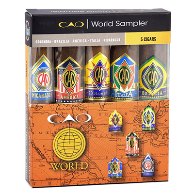 Подарочный набор сигар CAO World Sampler вид 1