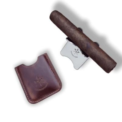 Подставка под сигару Tan Leather Cigar Stand (Бронза) вид 1