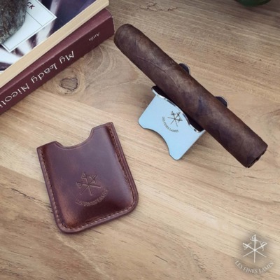 Подставка под сигару Tan Leather Cigar Stand (Бронза) вид 2