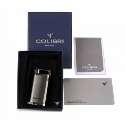 Зажигалка сигарная Colibri Belmont, Оружейная сталь LI200C15 вид 5