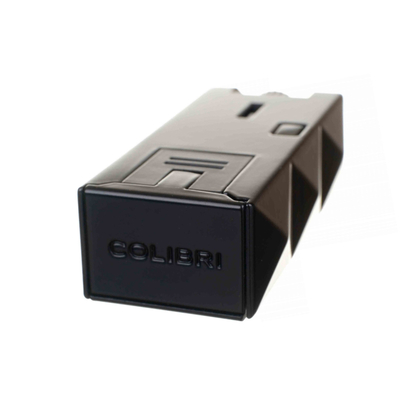 Зажигалка сигарная Colibri Quasar, двойное турбопламя, Черный лак LI750T1 вид 5