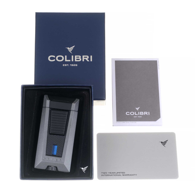 Зажигалка сигарная Colibri Stealth (тройное пламя), антрацит LI900T21 вид 7