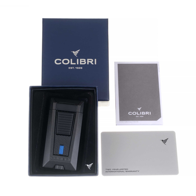 Зажигалка сигарная Colibri Stealth (тройное пламя), черный металлик LI900T20 вид 7